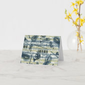  Bladmuziek Patroon Opmerking Kaart (Gele Bloem)