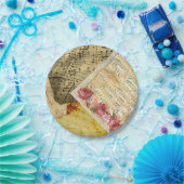 bladmuziek, pianomuziek papieren bordje (Feest)