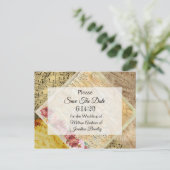  Bladmuziek & Roos De datum Briefkaart opslaan (Staand voorkant)