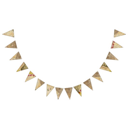 Bladmuziek Roze Rose Party Flag Banner (Alle)