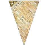 Bladmuziek Roze Rose Party Flag Banner (Eerste vlag)