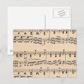  Bladmuziek Score Opmerkingen Briefkaart (Voorkant / Achterkant)