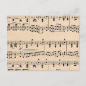  Bladmuziek Score Opmerkingen Briefkaart (Voorkant)