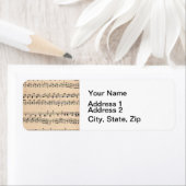 Bladmuziek Score Opmerkingen Etiket (Insitu)