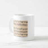  Bladmuziek Score Opmerkingen Koffiemok (Voorkant links)