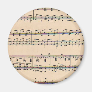Bladmuziek Score Opmerkingen Magneet