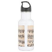  Bladmuziek Score Opmerkingen Waterfles (Achterkant)