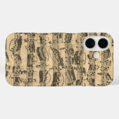 Bladmuziek van JS Bach Case-Mate iPhone Case (Achterkant (horizontaal))