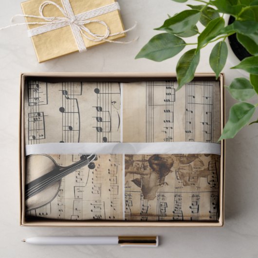  Bladmuziek voor Kunst en Ambacht Tissuepapier (Geschenk)