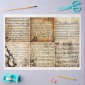 Bladmuziek voor Kunst en Ambacht Tissuepapier (Craft)