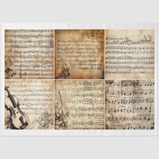 Bladmuziek voor Kunst en Ambacht Tissuepapier (Voorkant)