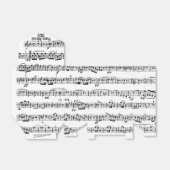 Bladmuziek voor piano Overweging Bedankdoosjes (Uitgevouwen)