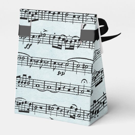 Bladmuziek voor piano Overweging Bedankdoosjes (Achterkant)