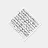 Bladmuziek voor piano Overweging Servetten (Hoek)