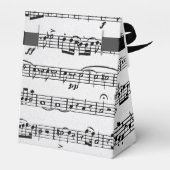 Bladmuziek voor piano recital bedankdoosjes (Achterkant)