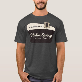 Bladon Springs State Park Alabama welkomstbord T-shirt