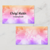 bladontwerp aangepast model voor visitekaartje (Voorkant / Achterkant)