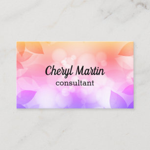 bladontwerp aangepast model voor visitekaartje