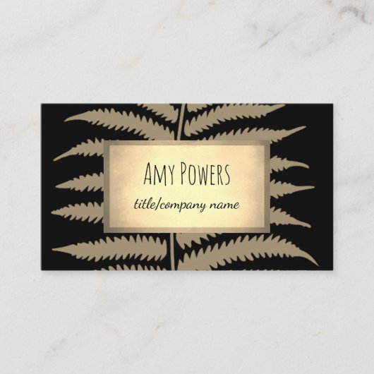 bladontwerp aangepast visitekaartje dubbelzijdig (Voorkant)