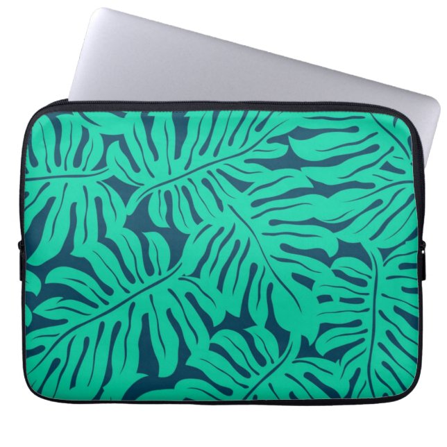 Bladontwerp Laptop Sleeve (Voorkant)