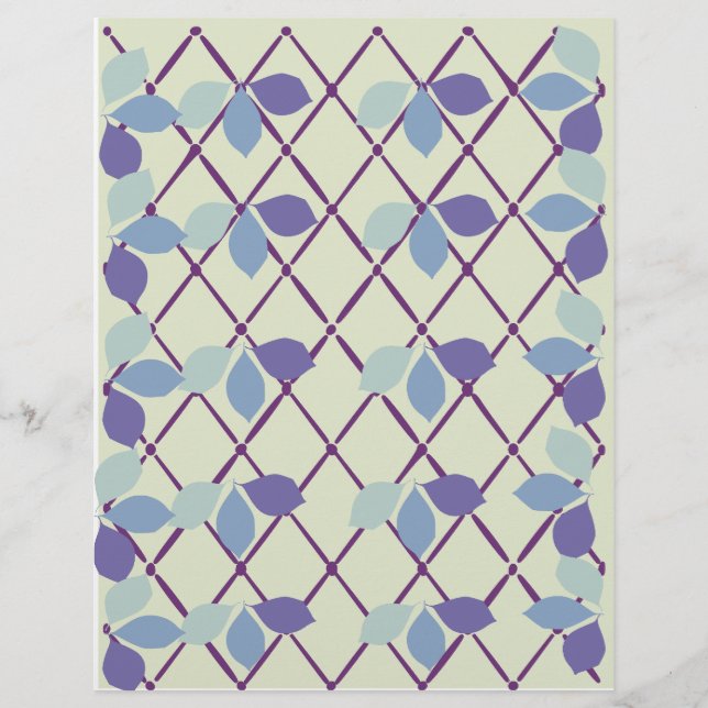 Bladontwerp plakboekpapier (Voorkant)