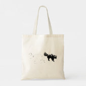 Bladpadtrackers, breed duo tote bag (Achterkant)