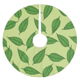 Bladpatroon, blad patroon, lente bladeren kerstboom rok