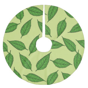 Bladpatroon, blad patroon, lente bladeren kerstboom rok