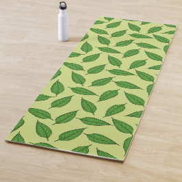 Bladpatroon, blad patroon, lente bladeren yogamat