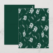 bladpatroon briefkaart (Voorkant / Achterkant)