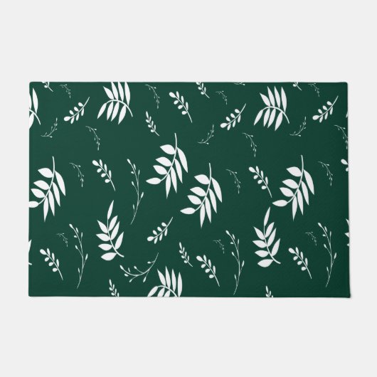 bladpatroon deurmat (Voorkant)
