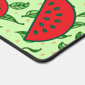 Bladpatroon en watermeloenen bureaumat (Hoek)