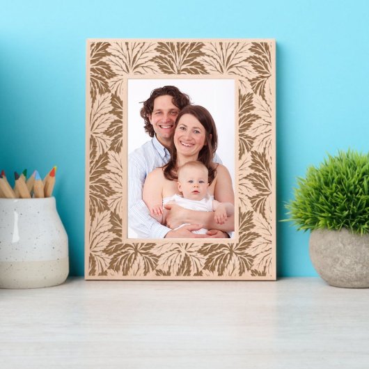 bladpatroon gegraveerde lijstjes