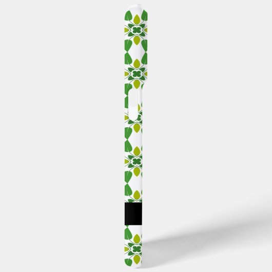 Bladpatroon, Groene bladeren, Jouw naam Case-Mate iPhone Case (Achterkant / Rechts)