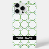 Bladpatroon, Groene bladeren, Jouw naam Case-Mate iPhone Case (Achterkant)