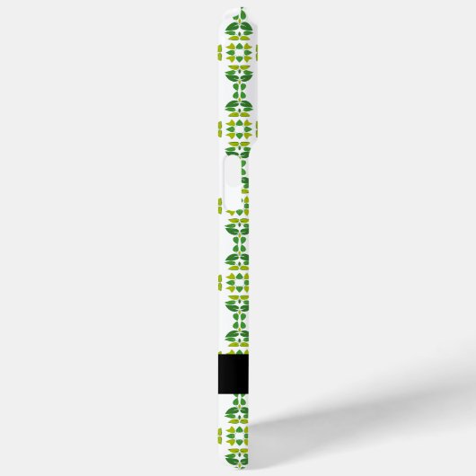 Bladpatroon, Groene bladeren, Jouw naam Case-Mate iPhone Case (Achterkant / Rechts)