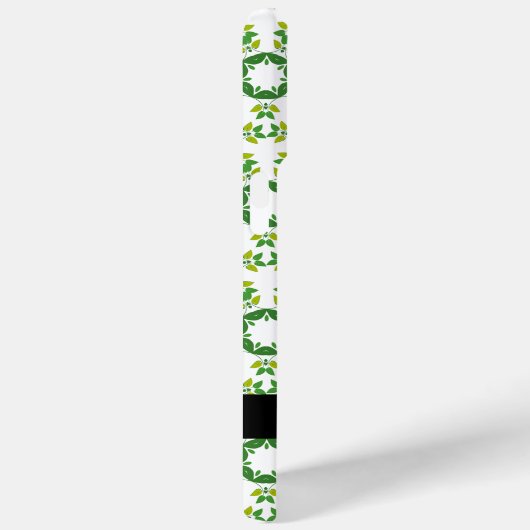 Bladpatroon, Groene bladeren, Jouw naam Case-Mate iPhone Case (Achterkant / Rechts)