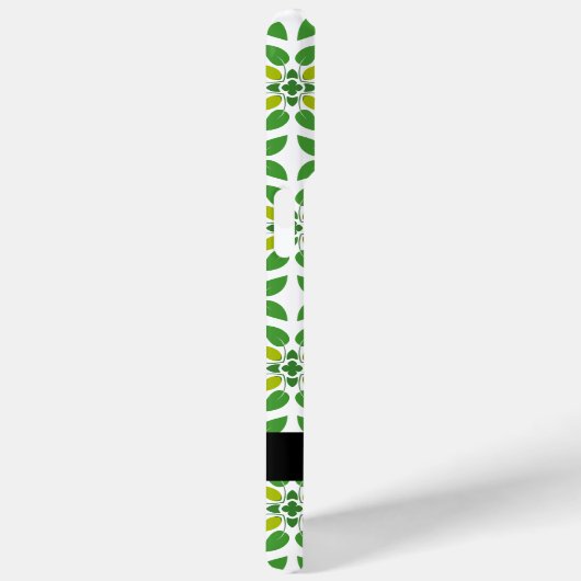 Bladpatroon, Groene bladeren, Jouw naam Case-Mate iPhone Case (Achterkant / Rechts)