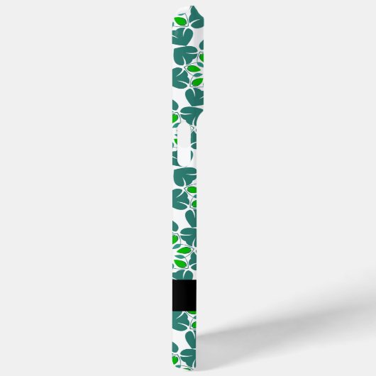 Bladpatroon, Groene bladeren, Jouw naam Case-Mate iPhone Case (Achterkant / Rechts)