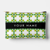 Bladpatroon, Groene bladeren, Jouw naam Etui (Voorkant)