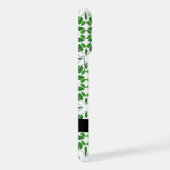 Bladpatroon, Groene bladeren, Jouw naam iPhone Hoesje (Rechterkant)