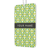 Bladpatroon, Groene bladeren, Jouw naam Luchtverfrisser (Links)