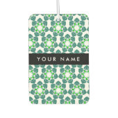 Bladpatroon, Groene bladeren, Jouw naam Luchtverfrisser (Voorkant)