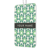 Bladpatroon, Groene bladeren, Jouw naam Luchtverfrisser (Links)