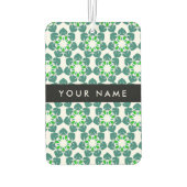 Bladpatroon, Groene bladeren, Jouw naam Luchtverfrisser (Achterkant)