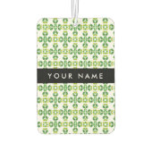 Bladpatroon, Groene bladeren, Jouw naam Luchtverfrisser (Achterkant)