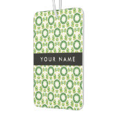 Bladpatroon, Groene bladeren, Jouw naam Luchtverfrisser (Links)