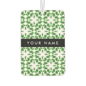Bladpatroon, Groene bladeren, Jouw naam Luchtverfrisser (Achterkant)
