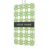 Bladpatroon, Groene bladeren, Jouw naam Luchtverfrisser (Links)