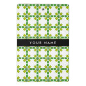 Bladpatroon, Groene bladeren, Jouw naam Mini Klembord (Achterkant)